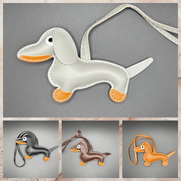 Puffy Large Dachshund Dog Purse and Bag Accessory or Keychain (2025 style) - Picture 11 of 13